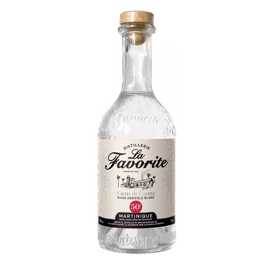 Rhum LA FAVORITE, 50°<br> "Coeur de Canne"